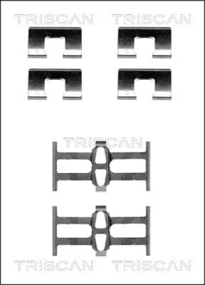 Accessory Kit, disc brake pad (8105 401614)