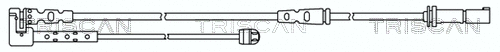 Warning Contact, brake pad wear (8115 11068)
