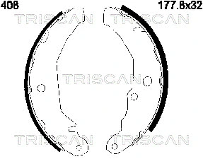 Brake Shoe Set (8100 16408)