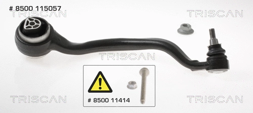 Control/Trailing Arm, wheel suspension (8500 115057)