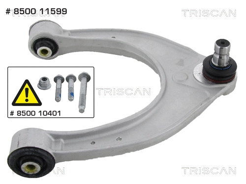 Control/Trailing Arm, wheel suspension (8500 11599)