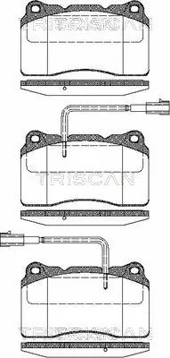Brake Pad Set, disc brake (8110 12014)