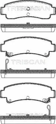 Brake Pad Set, disc brake (8110 14167)