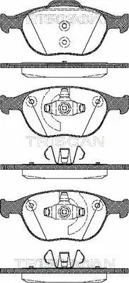 Brake Pad Set, disc brake (8110 16012)