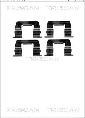 Accessory Kit, disc brake pad (8105 431620)