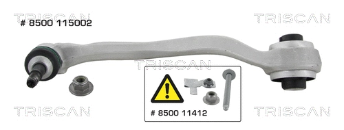 Control/Trailing Arm, wheel suspension (8500 115002)
