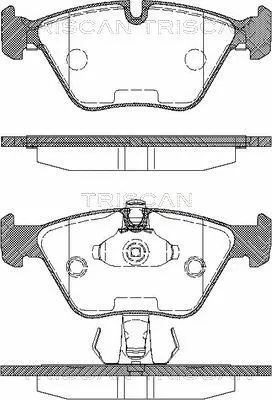 Brake Pad Set, disc brake (8110 11010)
