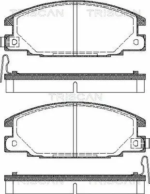 Brake Pad Set, disc brake (8110 10913)
