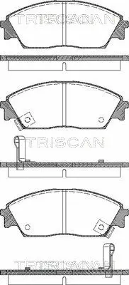 Brake Pad Set, disc brake (8110 40977)