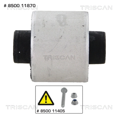 Mounting, control/trailing arm (8500 11870)
