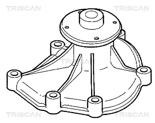 Water Pump, engine cooling (8600 60001)