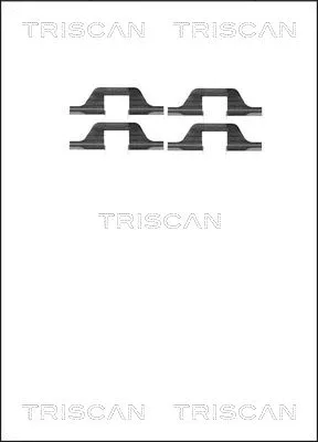 Accessory Kit, disc brake pad (8105 101591)