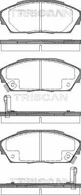 Brake Pad Set, disc brake (8110 10974)