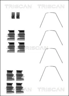 Accessory Kit, disc brake pad (8105 101636)