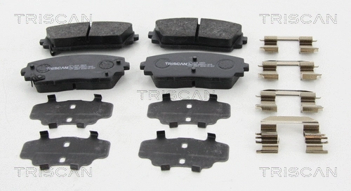 Brake Pad Set, disc brake (8110 18029)
