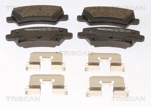Brake Pad Set, disc brake (8110 18033)