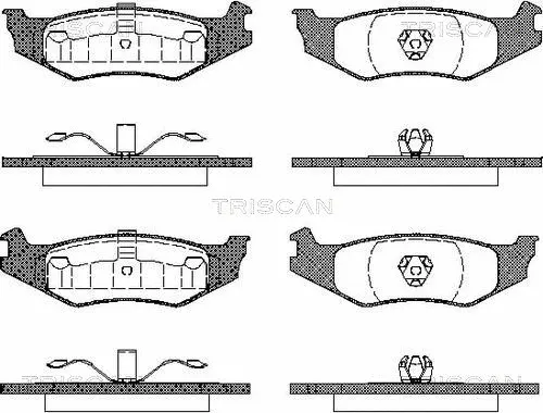 Brake Pad Set, disc brake (8110 10519)
