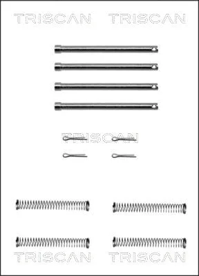 Accessory Kit, disc brake pad (8105 171003)