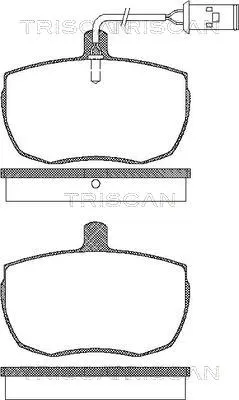 Brake Pad Set, disc brake (8110 15994)