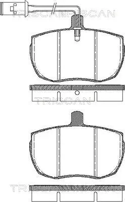 Brake Pad Set, disc brake (8110 15946)