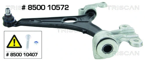 Control/Trailing Arm, wheel suspension (8500 10572)