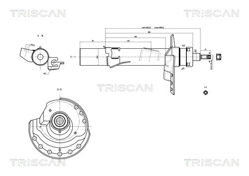 Shock Absorber (8705 16107)