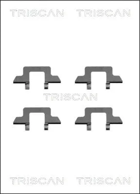Accessory Kit, disc brake pad (8105 381612)