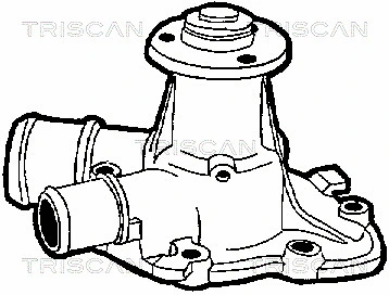 Water Pump, engine cooling (8600 12958)