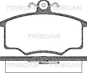 Brake Pad Set, disc brake (8110 10776)