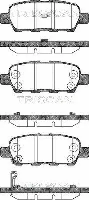 Brake Pad Set, disc brake (8110 14022)