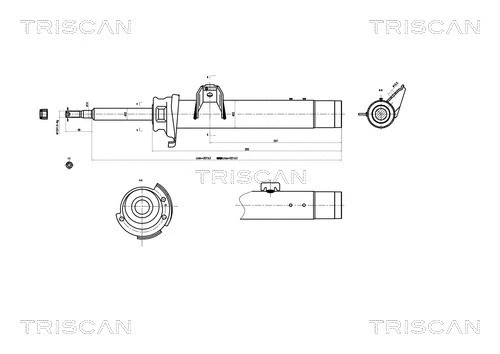 Shock Absorber (8705 11101)
