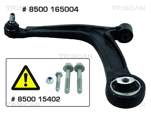 Control/Trailing Arm, wheel suspension (8500 165004)