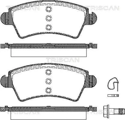 Brake Pad Set, disc brake (8110 28031)