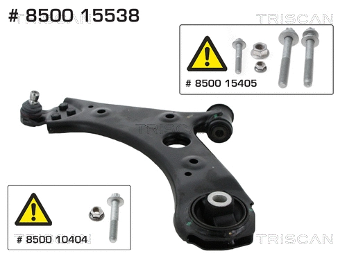 Control/Trailing Arm, wheel suspension (8500 15538)