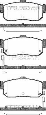 Brake Pad Set, disc brake (8110 14027)