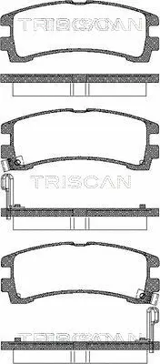 Brake Pad Set, disc brake (8110 14031)
