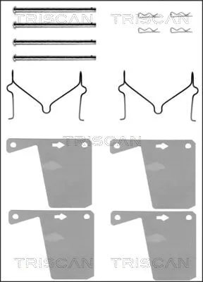 Accessory Kit, disc brake pad (8105 161393)