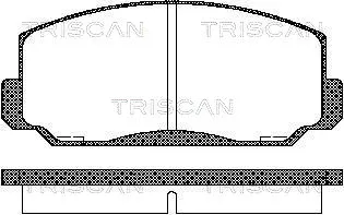 Brake Pad Set, disc brake (8110 40022)