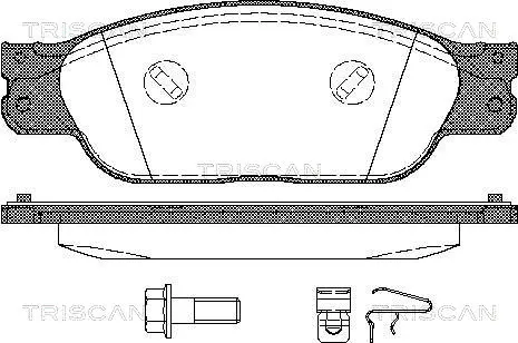 Brake Pad Set, disc brake (8110 10536)