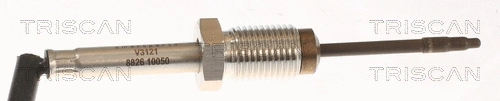 Sensor, exhaust gas temperature