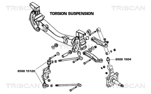 Tie Rod End (8500 15120)
