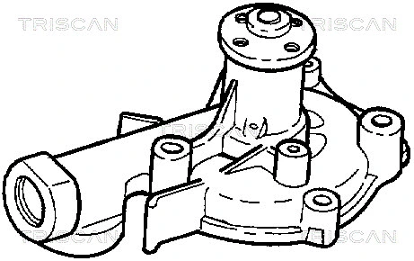 Water Pump, engine cooling (8600 42937)