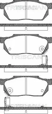 Brake Pad Set, disc brake (8110 40884)