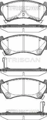 Brake Pad Set, disc brake (8110 14008)
