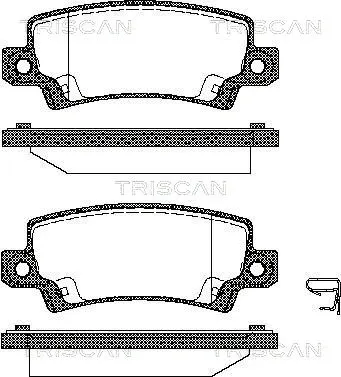 Brake Pad Set, disc brake (8110 13031)