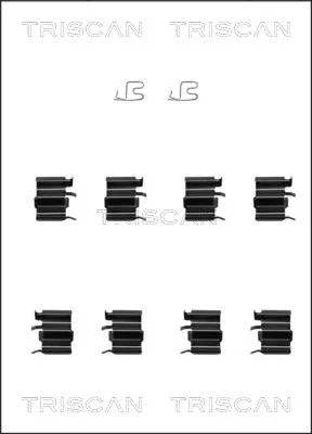 Accessory Kit, disc brake pad (8105 101618)