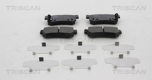 Brake Pad Set, disc brake (8110 44002)