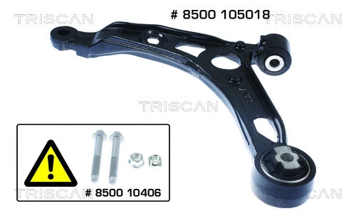 Control/Trailing Arm, wheel suspension (8500 105018)