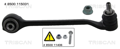 Control/Trailing Arm, wheel suspension (8500 115031)