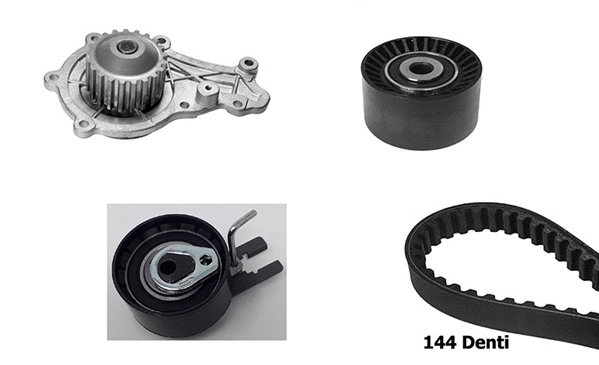 Water Pump & Timing Belt Kit (KBU10013C)
